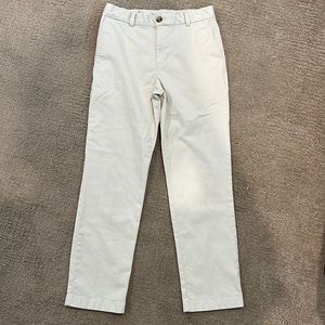 Boys size 14 off white/cream color khakis. Like new condition.